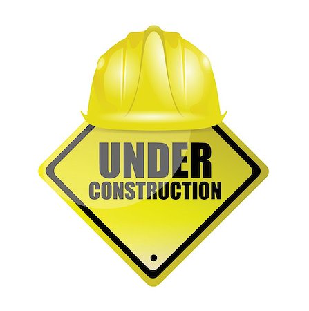under construction illustration design over a white background Stock Photo - Budget Royalty-Free & Subscription, Code: 400-06759255