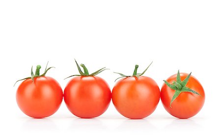 simsearch:400-07113791,k - Ripe Tomato isolated on white background Foto de stock - Royalty-Free Super Valor e Assinatura, Número: 400-06759743
