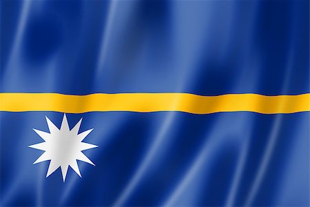 simsearch:400-08250314,k - Nauru flag, three dimensional render, satin texture Stock Photo - Budget Royalty-Free & Subscription, Code: 400-06750388