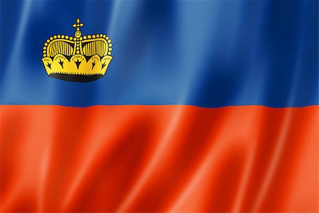 simsearch:400-08250314,k - Liechtenstein flag, three dimensional render, satin texture Stock Photo - Budget Royalty-Free & Subscription, Code: 400-06750407