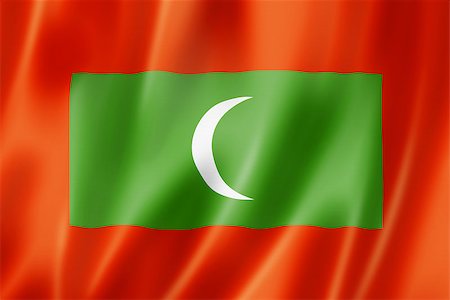 simsearch:400-08250314,k - Maldives flag, three dimensional render, satin texture Stock Photo - Budget Royalty-Free & Subscription, Code: 400-06750411