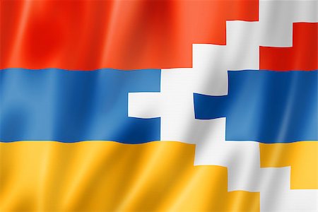 simsearch:400-06737620,k - Nagorno-Karabakh flag, three dimensional render, satin texture Photographie de stock - Aubaine LD & Abonnement, Code: 400-06750420