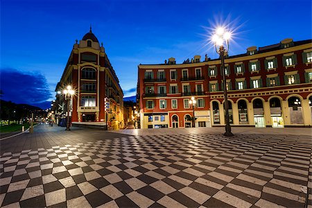 Place Massena in the Early Morning, Nice, French Riviera, France Photographie de stock - Aubaine LD & Abonnement, Code: 400-06750582