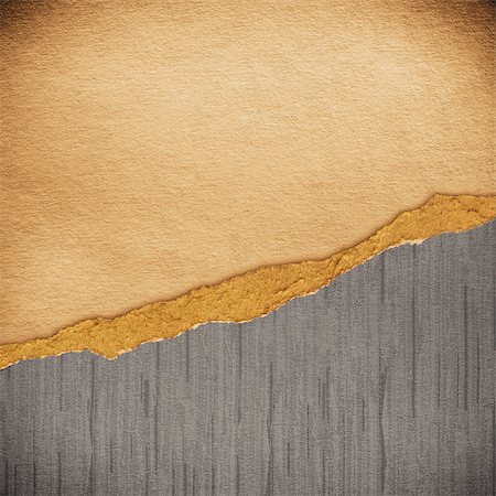 riped vintage paper on grunge background Stock Photo - Budget Royalty-Free & Subscription, Code: 400-06750616