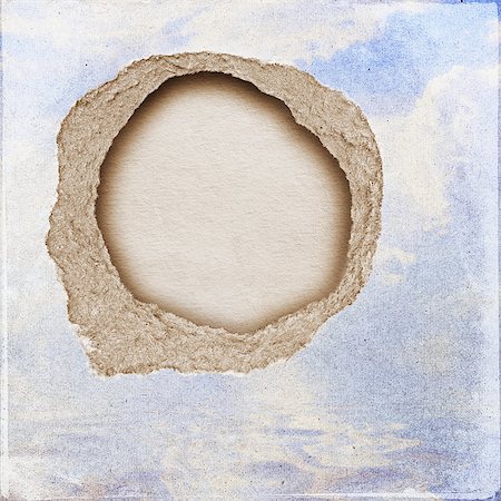 riped vintage paper on grunge background Stock Photo - Budget Royalty-Free & Subscription, Code: 400-06750722