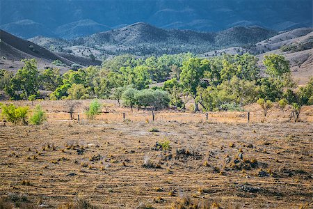 parc national flinders ranges - An image of the great Flinders Ranges in south Australia Photographie de stock - Aubaine LD & Abonnement, Code: 400-06764267