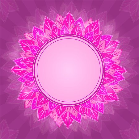 simsearch:400-05885929,k - Vintage Pink Flower Label on Purple Background Card Foto de stock - Super Valor sin royalties y Suscripción, Código: 400-06764694