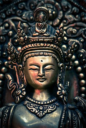 simsearch:400-05154191,k - Face of metal Buddha statue in Thailand Stock Photo - Budget Royalty-Free & Subscription, Code: 400-06765205