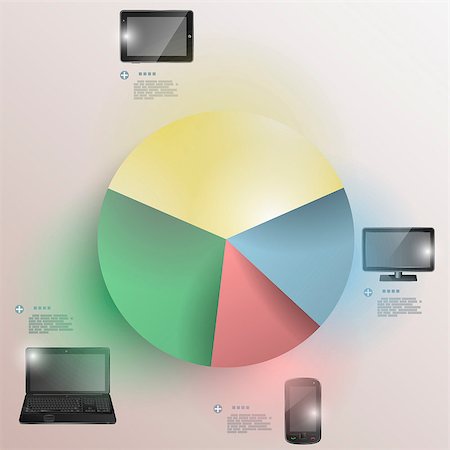 simsearch:400-06912217,k - Paper chart for electronic devices statistics presentation eps10 vector illustration Stock Photo - Budget Royalty-Free & Subscription, Code: 400-06766138