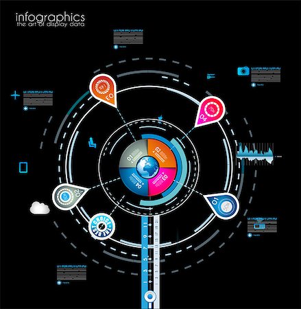 simsearch:400-06766752,k - Infographic design template with paper tags. Idea to display information, ranking and statistics with orginal and modern style. Stock Photo - Budget Royalty-Free & Subscription, Code: 400-06766709