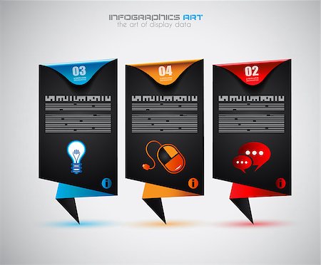 printing paper - Infographic design template with paper tags. Idea to display information, ranking and statistics with orginal and modern style. Stock Photo - Budget Royalty-Free & Subscription, Code: 400-06766715