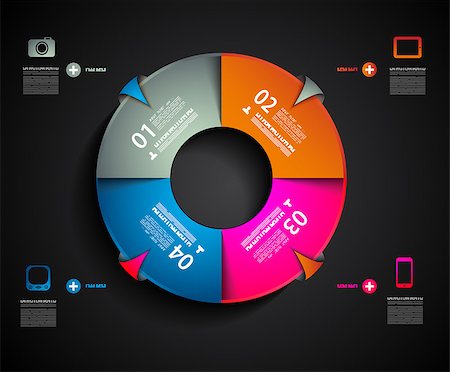 simsearch:400-06766752,k - Infographic design template with paper tags. Ideal to display information, ranking and statistics with orginal and modern style. Stock Photo - Budget Royalty-Free & Subscription, Code: 400-06766724