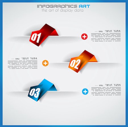 simsearch:400-06766752,k - Infographic design template with paper tags. Ideal to display information, ranking and statistics with orginal and modern style. Stock Photo - Budget Royalty-Free & Subscription, Code: 400-06766753