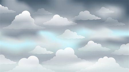 simsearch:400-04272687,k - Cloudy sky theme image 3 - eps10 vector illustration. Stockbilder - Microstock & Abonnement, Bildnummer: 400-06767325