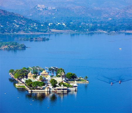 Jag Mandir Palace, Lake Pichola, Udaipur, Rajasthan, India, Asia Stock Photo - Budget Royalty-Free & Subscription, Code: 400-06767595