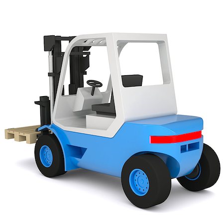 simsearch:400-04167254,k - Loader. Isolated render on a white background Stock Photo - Budget Royalty-Free & Subscription, Code: 400-06768559