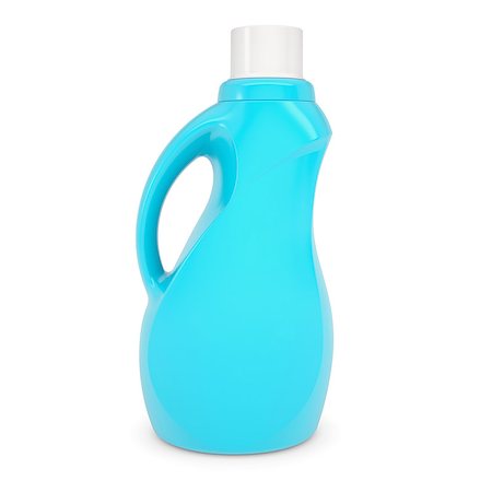 Plastic bottle of household chemicals. Isolated render on a white background Stock Photo - Budget Royalty-Free & Subscription, Code: 400-06768598