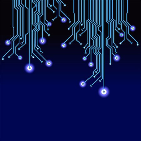 engineering circuit illustration - Electronic abstract background. Vector illustration. Stock Photo - Budget Royalty-Free & Subscription, Code: 400-06768617