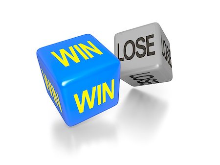 symbols dice - An image of a win and a lose dice Stock Photo - Budget Royalty-Free & Subscription, Code: 400-06768697