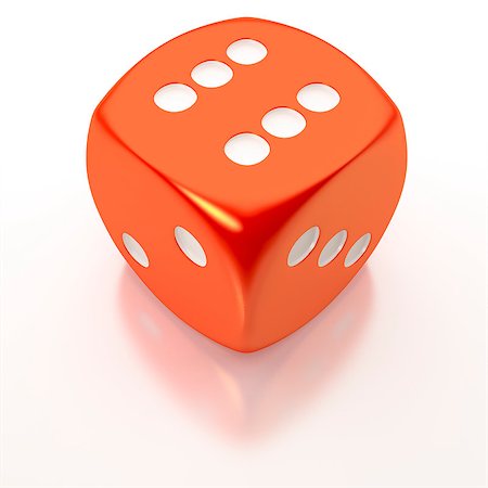 symbols dice - An image of an isolated red dice Stock Photo - Budget Royalty-Free & Subscription, Code: 400-06768693
