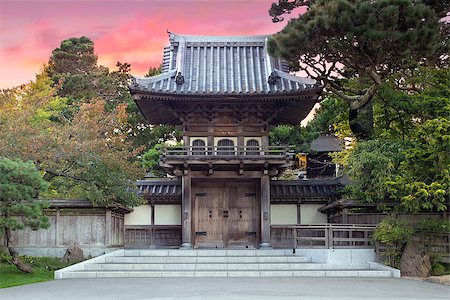 Japanese Tea Garden Entrance in San Francisco Golden Gate Park Photographie de stock - Aubaine LD & Abonnement, Code: 400-06769705