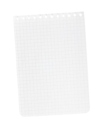 simsearch:400-09224024,k - Blank note paper. Isolated on white background Stock Photo - Budget Royalty-Free & Subscription, Code: 400-06769713