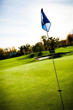 simsearch:400-03975619,k - Golf course on abeautiful summer day Stock Photo - Budget Royalty-Free & Subscription, Code: 400-06769814