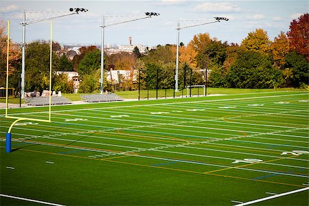 Outdoor Football field in a public park Stock Photo - Budget Royalty-Free & Subscription, Code: 400-06769903