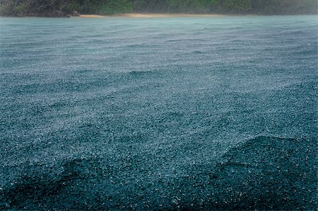 Detail of raindrops on the ocean waves during the storm Stock Photo - Budget Royalty-Free & Subscription, Code: 400-06760789