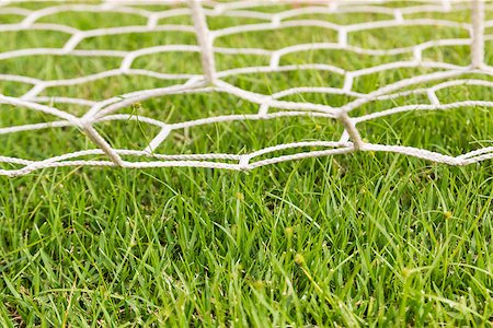 Back side the Goal at the football field Stock Photo - Budget Royalty-Free & Subscription, Code: 400-06760823