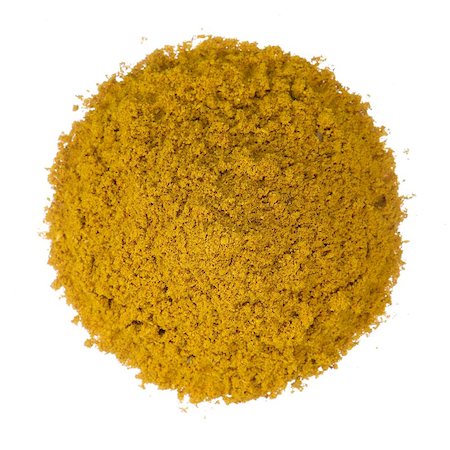 Closeup overview of curry powder isolated on white Foto de stock - Royalty-Free Super Valor e Assinatura, Número: 400-06761402