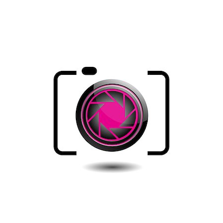 Pink Photography Logo Stock Photo - Budget Royalty-Free & Subscription, Code: 400-06761920