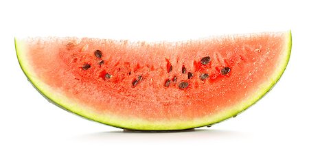 simsearch:400-06177351,k - fresh slice of watermelon isolated on white Stock Photo - Budget Royalty-Free & Subscription, Code: 400-06761964