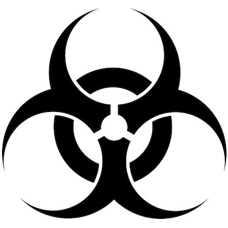 Biohazard symbol. Also available as a Vector in Adobe illustrator EPS format, compressed in a zip file. The vector version be scaled to any size without loss of quality. Stock Photo - Budget Royalty-Free & Subscription, Code: 400-06762791