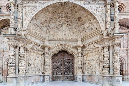 Main door of the Cathedral of Astorga in Leon, Spain Stock Photo - Budget Royalty-Free & Subscription, Code: 400-06763021