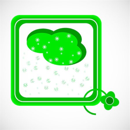 snow clouds coloring - ecology icon Stock Photo - Budget Royalty-Free & Subscription, Code: 400-06763328