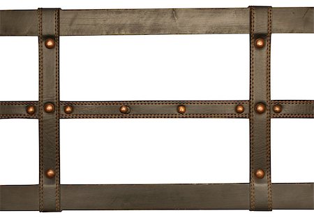 Leather belt. Isolated over white Photographie de stock - Aubaine LD & Abonnement, Code: 400-06770443