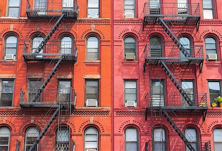 The typical houses in New York in USA Stock Photo - Budget Royalty-Free & Subscription, Code: 400-06770473