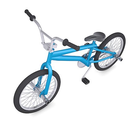 simsearch:400-07952901,k - BMX bike. Isolated render on a white background Foto de stock - Super Valor sin royalties y Suscripción, Código: 400-06770522