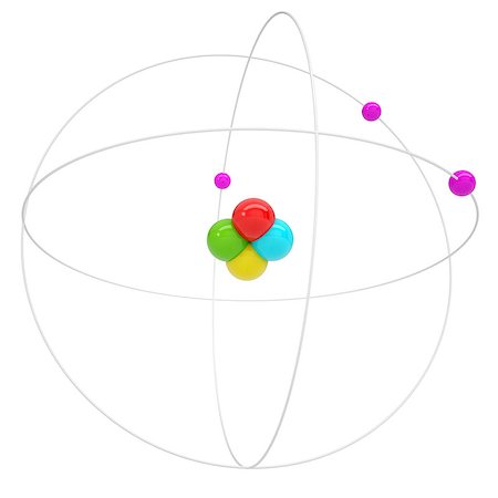 simsearch:400-05126420,k - Molecule. Isolated render on a white background Stock Photo - Budget Royalty-Free & Subscription, Code: 400-06770534