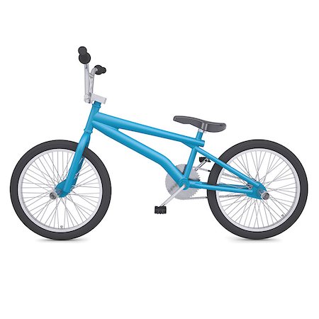 simsearch:400-07952901,k - BMX bike. Isolated render on a white background Foto de stock - Super Valor sin royalties y Suscripción, Código: 400-06770531