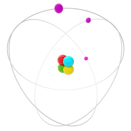 simsearch:400-05126420,k - Molecule. Isolated render on a white background Stock Photo - Budget Royalty-Free & Subscription, Code: 400-06770540