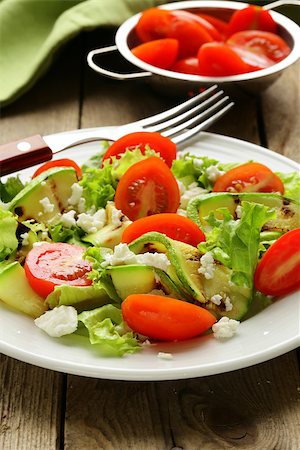 simsearch:400-07625437,k - salad zucchini  with tomatoes and soft cheese Stock Photo - Budget Royalty-Free & Subscription, Code: 400-06770642