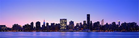Panorama of midtown New York City Stockbilder - Microstock & Abonnement, Bildnummer: 400-06771083