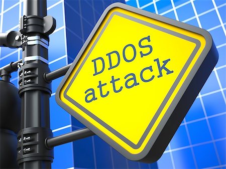 simsearch:400-07748651,k - Internet Concept. DDOS Attack Roadsign on Blue Background. Photographie de stock - Aubaine LD & Abonnement, Code: 400-06771829