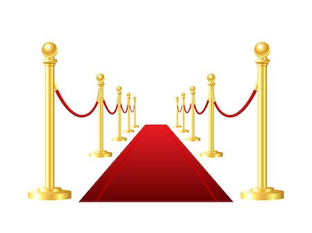 simsearch:400-04323582,k - red event carpet isolated on a white background Photographie de stock - Aubaine LD & Abonnement, Code: 400-06787790