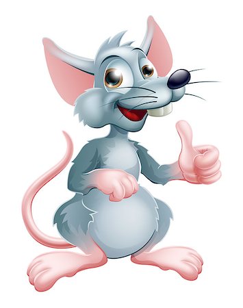 simsearch:400-06525993,k - Illustration of a cute happy cartoon rat character Foto de stock - Super Valor sin royalties y Suscripción, Código: 400-06788647