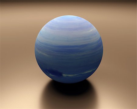 simsearch:400-06766471,k - A rendered presentation of the gas-giant planet Neptune. Stock Photo - Budget Royalty-Free & Subscription, Code: 400-06788674