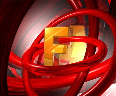 simsearch:400-04658687,k - golden letter f in abstract futuristic space - 3d illustration Foto de stock - Super Valor sin royalties y Suscripción, Código: 400-06788719