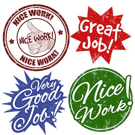 Set of grunge office rubber stamps with work award, vector illustration Stock Photo - Budget Royalty-Free & Subscription, Code: 400-06788766